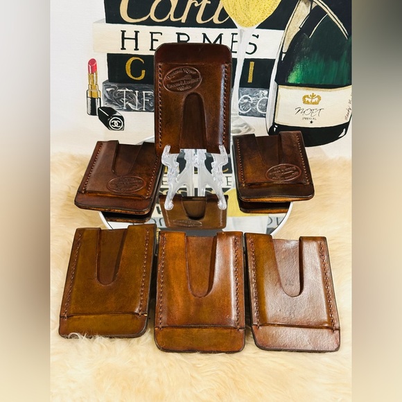 New CARD HOLDER Cowhide Leather Custom Handmade Unisex Listing for 1 - Picture 4 of 15